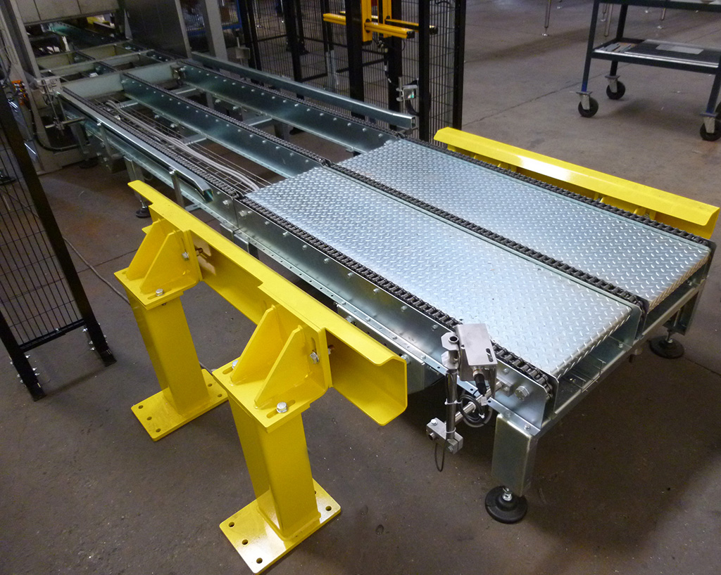 FL-NT pallet conveyor lines - FBL Food Machinery